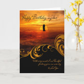 Carte pour les amoureux d'anniversaire de Sweetheart s'e (Fleur jaune)