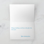 Carte pour les fêtes (Intérieur)