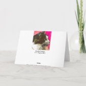 Carte pour les fêtes (Dos)