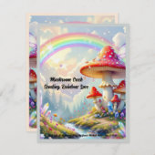 Carte pour les fêtes (Devant / Derrière)