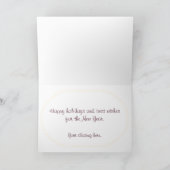 Carte pour les fêtes (Intérieur)