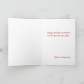 Carte pour les fêtes (Intérieur)