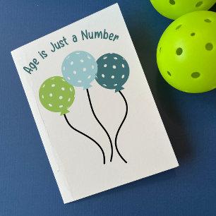 Carte Pour les joueurs de pickleball Anniversaire drôle