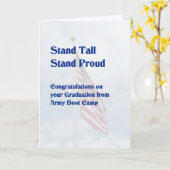 Carte pour l'obtention d'un diplôme de camp de dém (Fleur jaune)