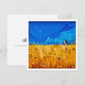 Carte Pour l'Ukraine - Mini impression (Devant / Derrière)