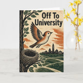 Carte pour l'université (Fleur jaune)