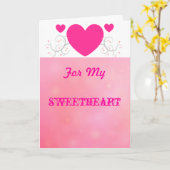 Carte Pour ma chérie (Fleur jaune)