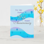 Carte Pour ma femme (anniversaire) (Fleur jaune)