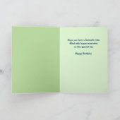 Carte Pour mari à l'anniversaire Bruges Belgique Aquarel (Intérieur)