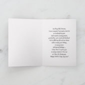 Carte Pour Mari en Fête des pères. Motif (Intérieur)