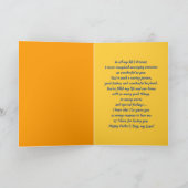 Carte Pour Mari en Fête des pères. Motif Denim (Intérieur)