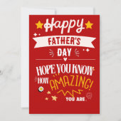 Carte pour mari note d'amour drôle carte d'anniver (Devant)