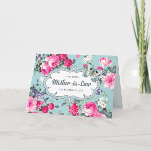 Carte Pour Mère en Droit à la Fête des Mères. Roses vint