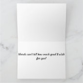 Carte Pour mon anniversaire d'amour (Intérieur)