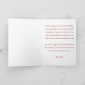 Carte Pour mon anniversaire doux de fille (Intérieur)