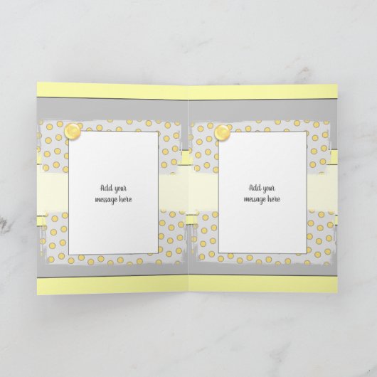 Carte Pour mon joli cousin, anniversaire jaune (Intérieur)