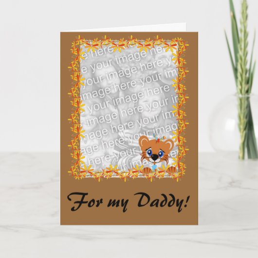 Carte Pour mon papa ! (Devant)