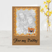 Carte Pour mon papa ! (Fleur jaune)