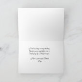 Carte Pour mon parent unique (Intérieur)