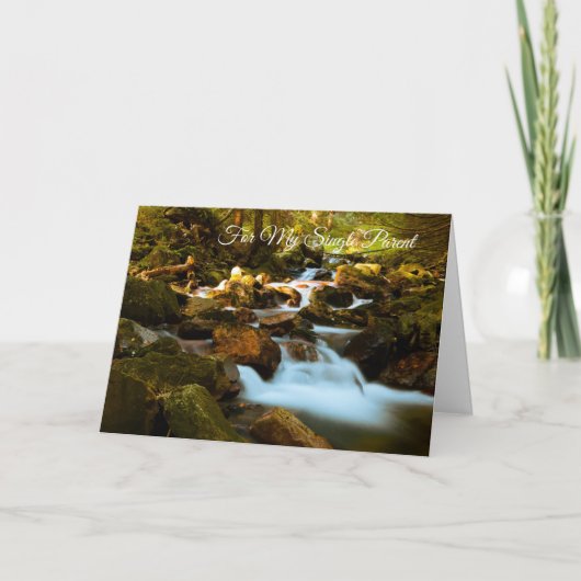Carte Pour mon parent unique (Devant)