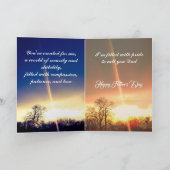 Carte POUR MON PÈRE (Intérieur)