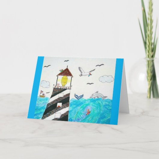 Carte Pour N'Importe Quel Amoureux des chats - "Une Jour (Devant)