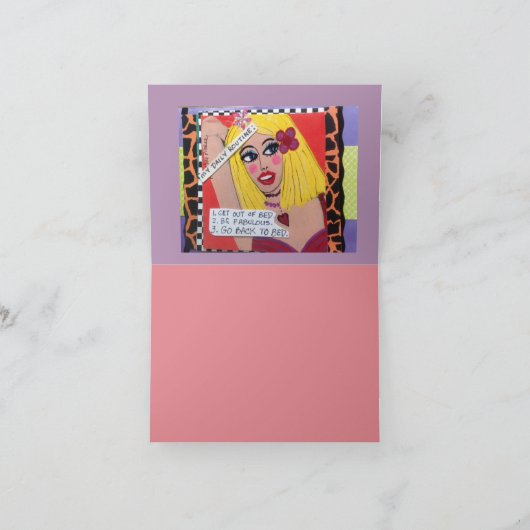 Carte pour notes (Intérieur)