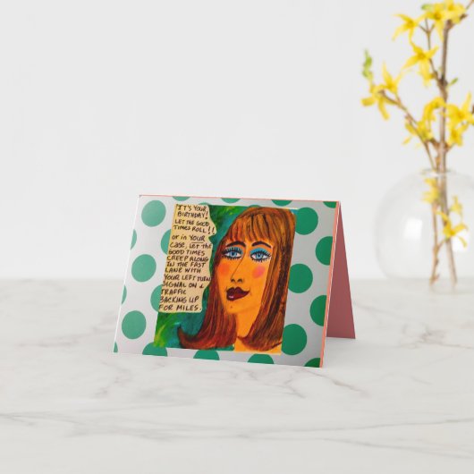 Carte pour notes (Fleur jaune)