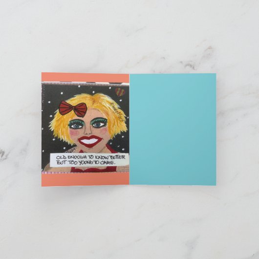 Carte pour notes (Intérieur)