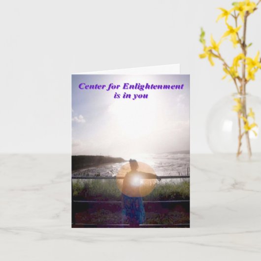 Carte pour notes (Fleur jaune)