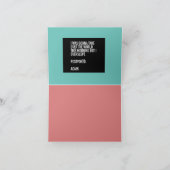 Carte pour notes (Intérieur)