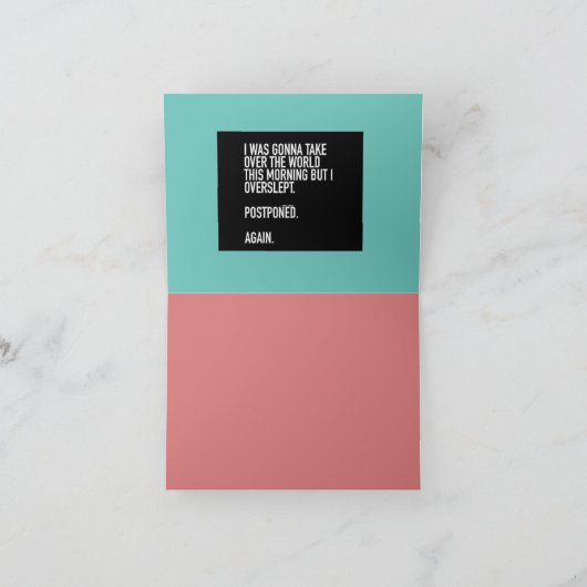 Carte pour notes (Intérieur)