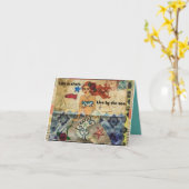 Carte pour notes (Fleur jaune)