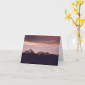 Carte pour notes #1 de coucher du soleil de moulin (Fleur jaune)