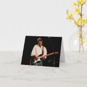 Carte pour notes 2002 de concert de DF (Fleur jaune)