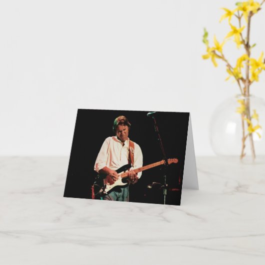 Carte pour notes 2002 de concert de DF (Fleur jaune)