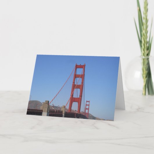 Carte pour notes 2 de golden gate bridge (Devant)