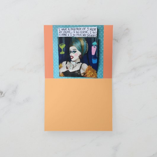 CARTE POUR NOTES À CÔTÉ DU CAFÉ (Intérieur)