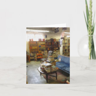 Carte pour notes : À la librairie utilisée