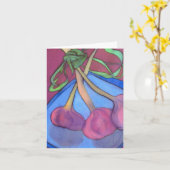 Carte pour notes à l'ail (Fleur jaune)