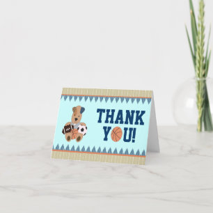 Carte pour notes All-Star de merci de baby shower