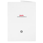 Carte pour notes Apple (Dos)