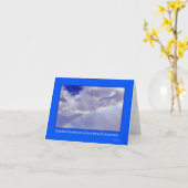 Carte pour notes arc-en-ciel inspirant (Fleur jaune)