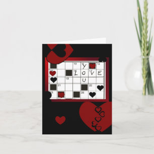 Carte pour notes-Art du puzzle de l'amour-amour