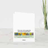 carte pour notes Art "First Love" (Dos)