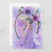 Carte pour notes Art nouveau (Devant / Derrière)