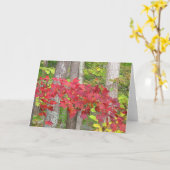Carte pour notes automne (Fleur jaune)
