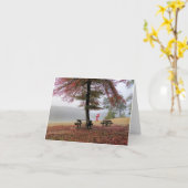 Carte pour notes - Automne à Morton Park (Fleur jaune)
