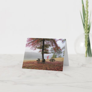 Carte pour notes - Automne à Morton Park
