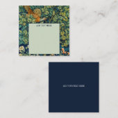 CARTE POUR NOTES AVEC CONCEPTION "PHÉASANT" DE WIL (Devant / Derrière)